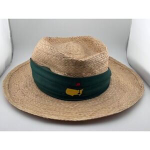 Vintage Masters Augusta National Straw Sun Hat Size L/XL Biltmore Made in Canada